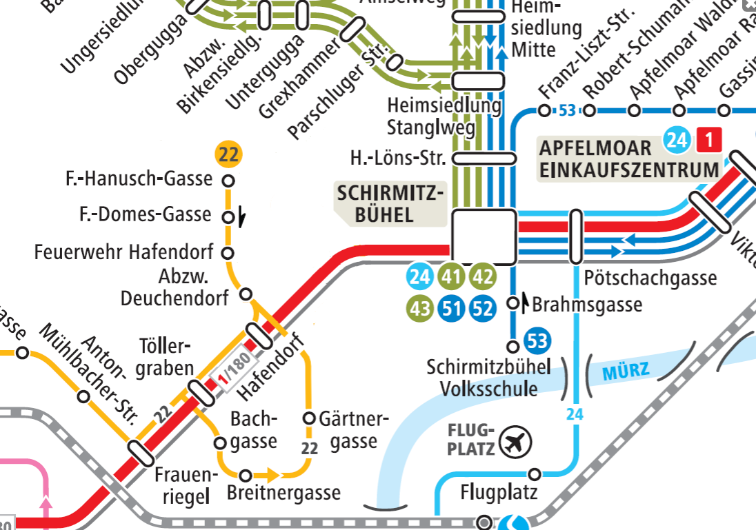 Baustelle in Kapfenberg sorgt für Umleitungen im Linienverkehr